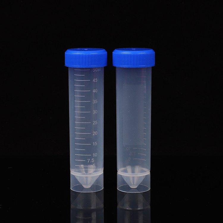 50ML Tube Centrifugium cum auto-stando